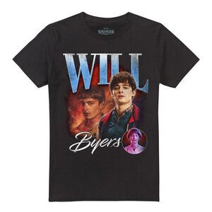 Stranger Things 5 Unisex Adult Will Homage T-Shirt / Black